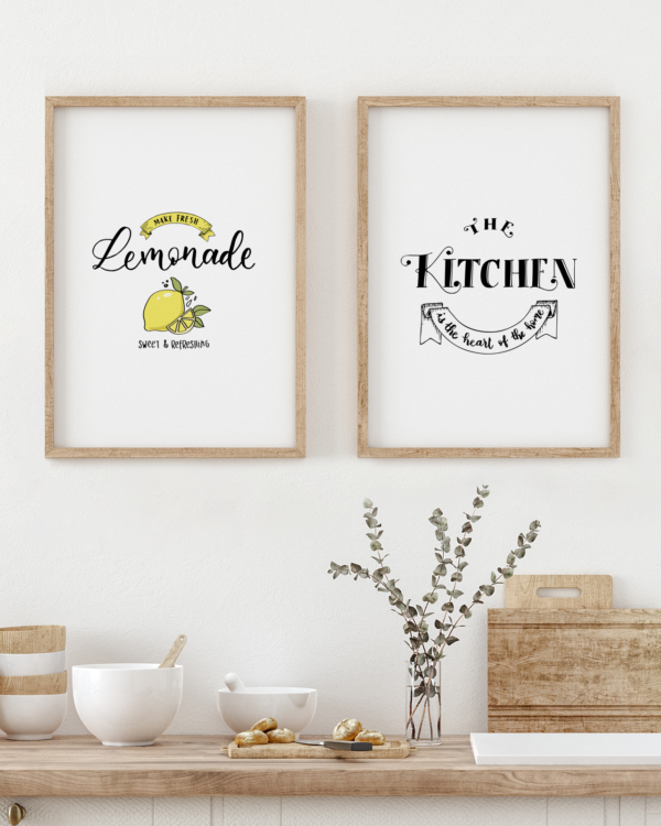 2 láminas para descarga Kitchen Lemonade Set