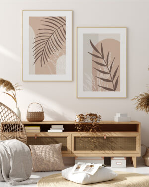 set de 2 láminas decorativas