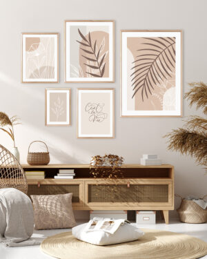 5 Láminas Florales Decorativas para descargar - Set