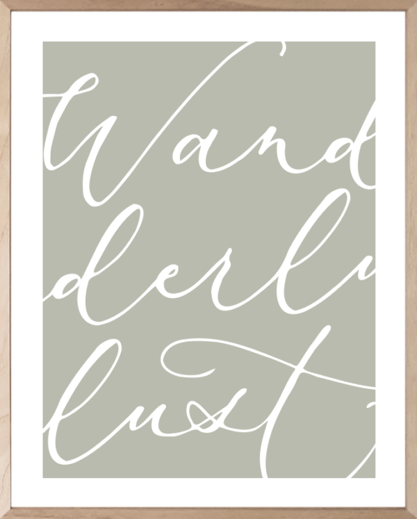Lámina Wanderlust