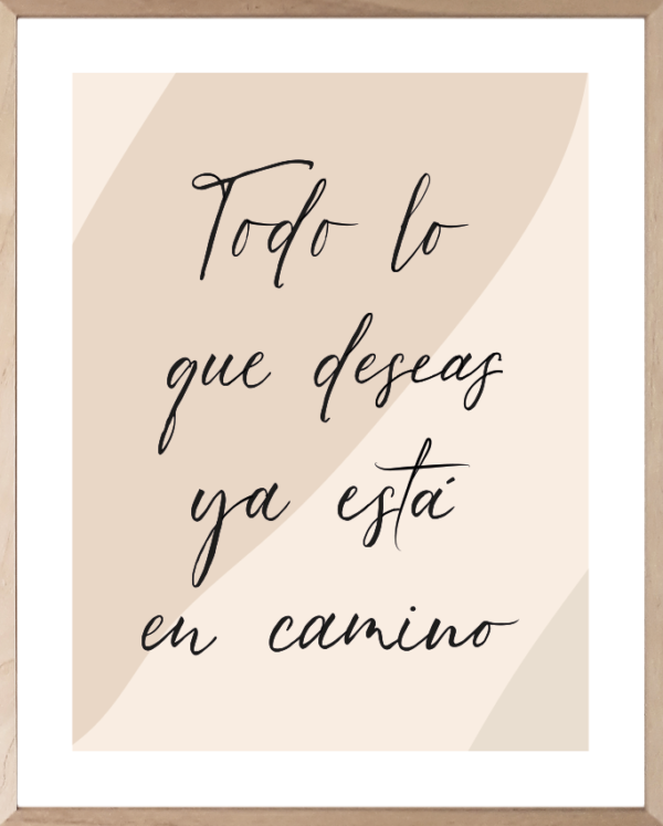 Lámina Todo lo que deseas