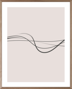 Lámina Ondas Minimalistas