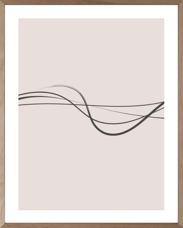Lámina Ondas Minimalistas