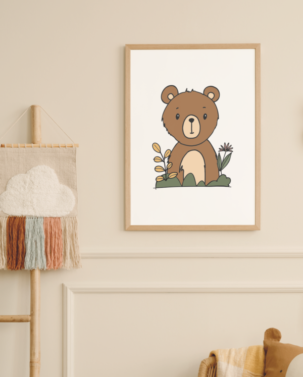 Lámina Animales Oso - Imagen 2