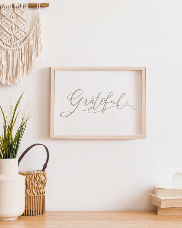 Lámina Minimalista Grateful - Imagen 3