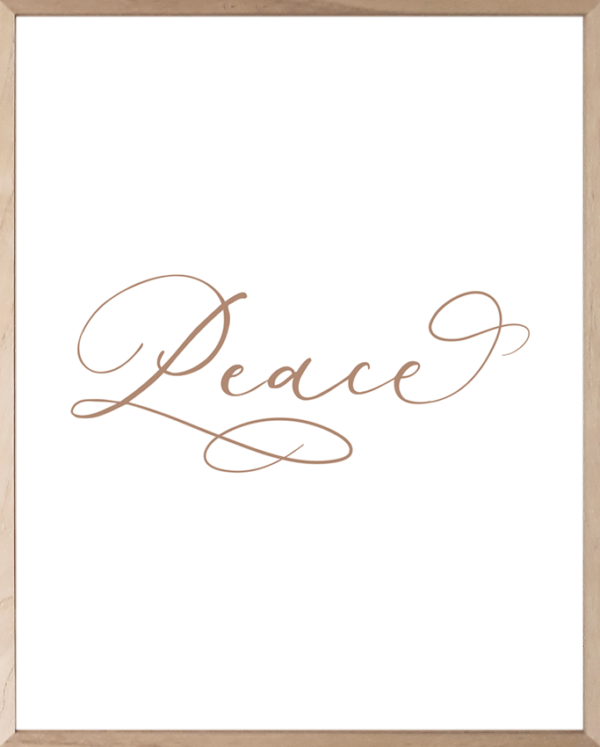 Lámina Peace