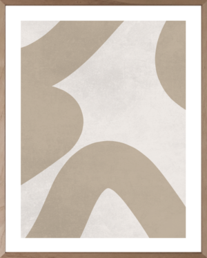 Lámina Abstracta Minimalista - Danza de Formas