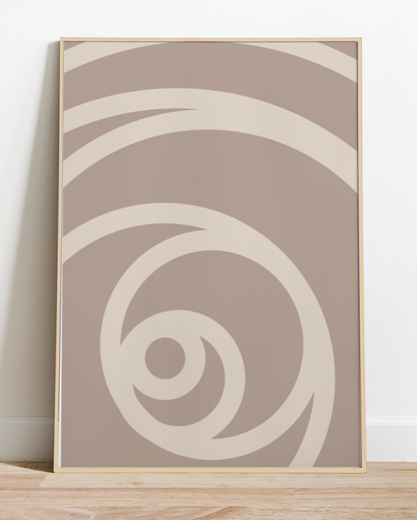 Póster Abstracto con Espiral - Espiral del Tiempo - Imagen 2