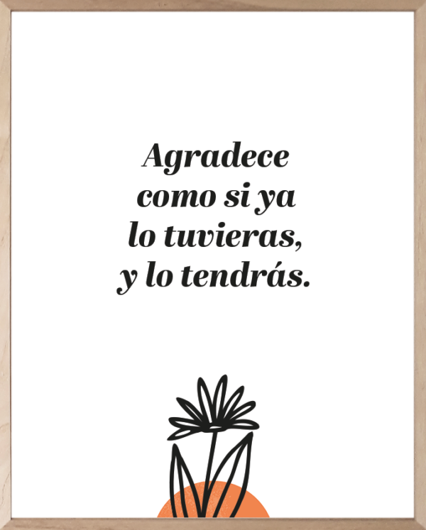 lámina motivacional con frase