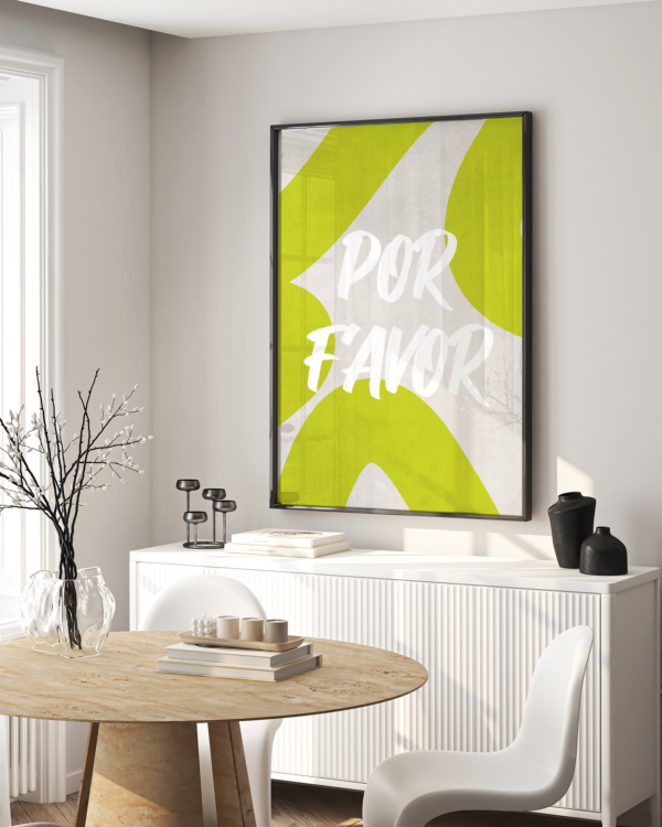 Set de 2 Láminas Modernas para Imprimir – Mais Amor, Por Favor - Imagen 3