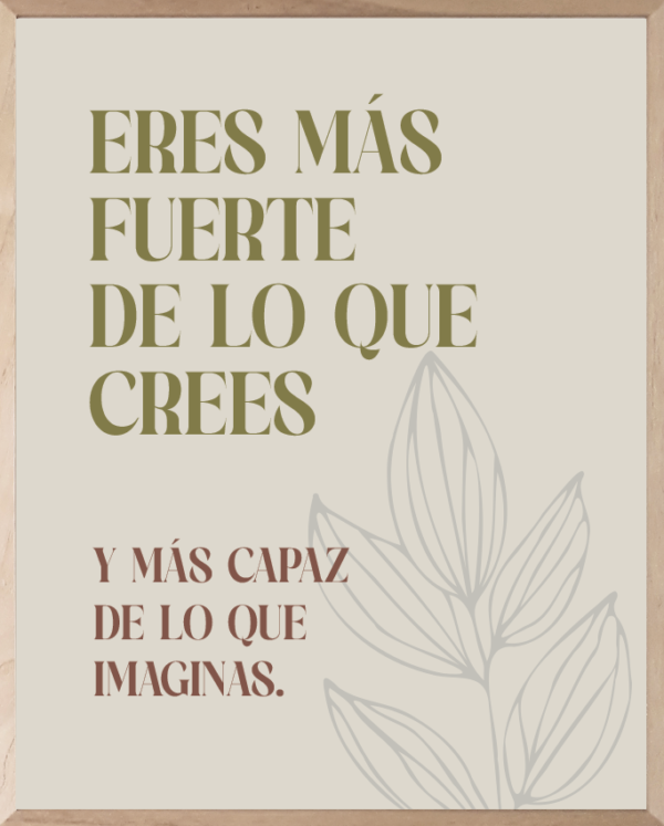 lámina tipográfica motivacional