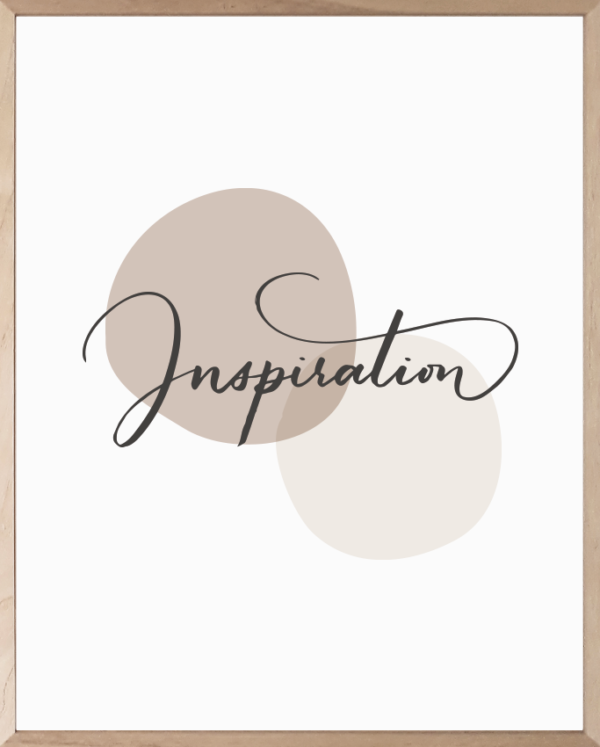 Lámina con Lettering