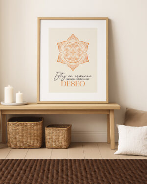 Lámina Chakra Sacro Mandala