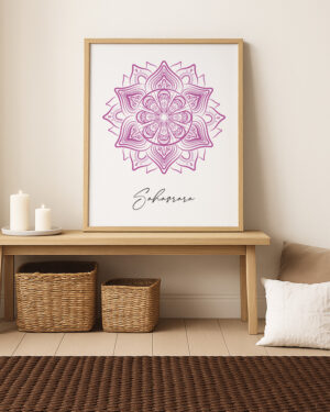 Lámina Chakra Corona Sahasrara
