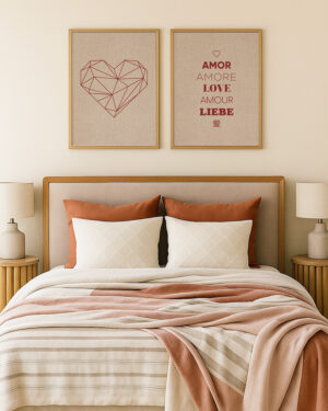 Set de 2 Láminas Amor Conexiones