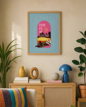 Lámina Este es mi Lugar Feliz
