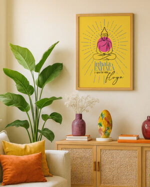 Lámina Inhala Exhala – Respiración consciente, calma mental y energía en equilibrio