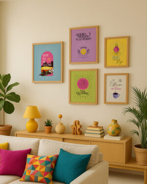 Set de 5 Láminas Vibrantes