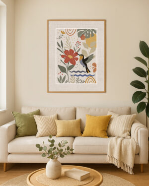 lámina colibrí feng shui