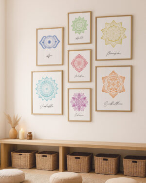 Set de 7 Mandalas Chakras