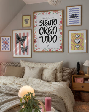 Set de 6 Láminas para habitación de Teens