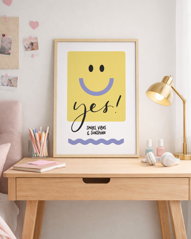 Set de 11 Láminas Teens para habitación - Optimismo, expresión personal y buena energía - Imagen 10