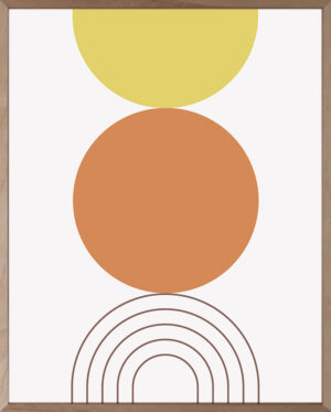 lámina geométrica boho