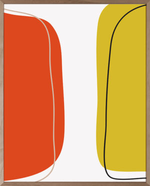 lámina abstracta minimalista