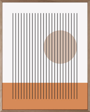 Lámina geométrica minimalista