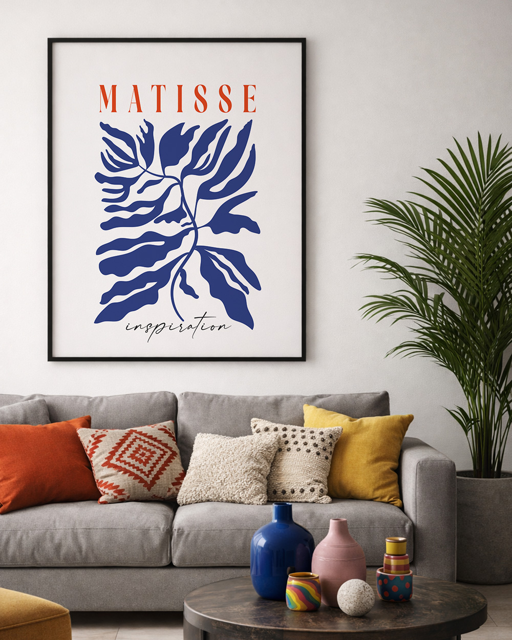 Set de 6 láminas modernas abstractas botánicas con frases para decorar interiores - Imagen 6