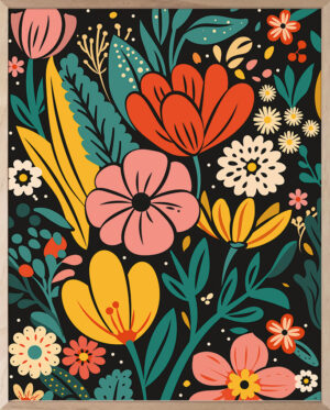 lámina botánica floral